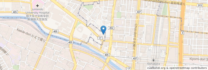 Mapa de ubicacion de ベストリハ訪問看護ステーション en 日本, 東京都, 千代田区.