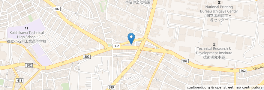 Mapa de ubicacion de ロッソ動物病院 en Jepun, 東京都, 新宿区.