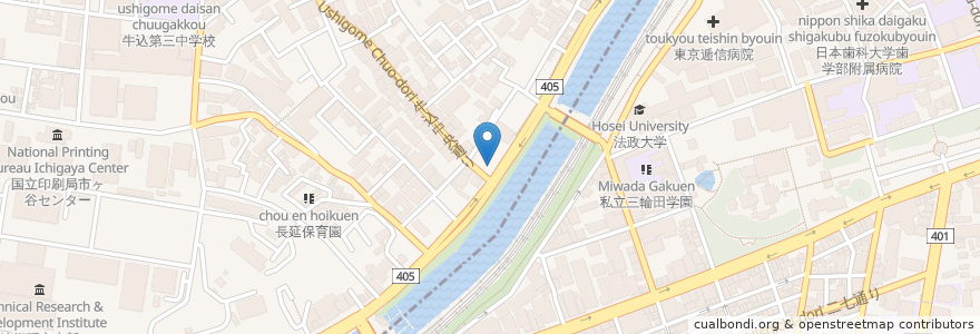 Mapa de ubicacion de 酒当番 en Japan, 東京都.