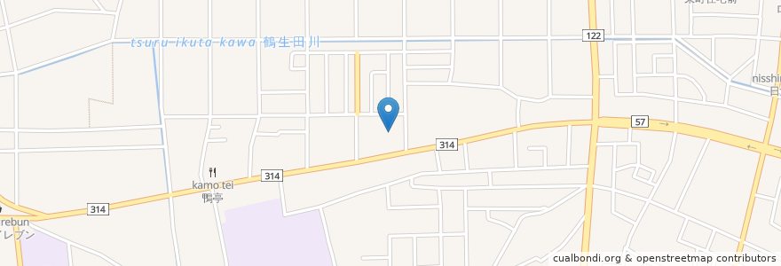 Mapa de ubicacion de ドラッグセイムス en Japan, Präfektur Gunma, 館林市.