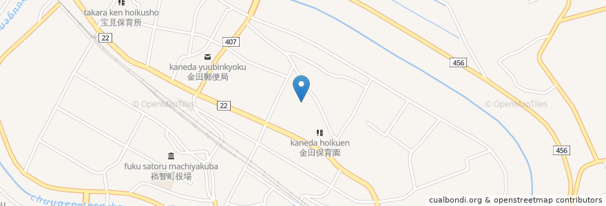 Mapa de ubicacion de 福智町役場 en Japão, 福岡県, 田川郡, 福智町.