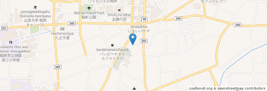 Mapa de ubicacion de 池上歯科医院 en Japan, Präfektur Yamagata, 鶴岡市.