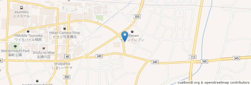 Mapa de ubicacion de 居酒屋Ginza実國 en Japon, Préfecture De Yamagata, 鶴岡市.