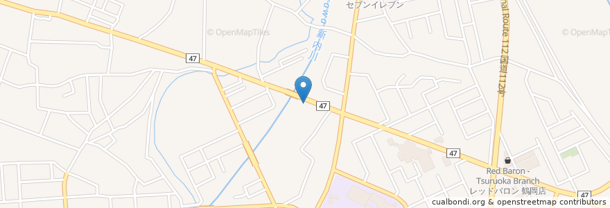 Mapa de ubicacion de 鈴木そば en Japan, Yamagata Prefecture, Tsuruoka.