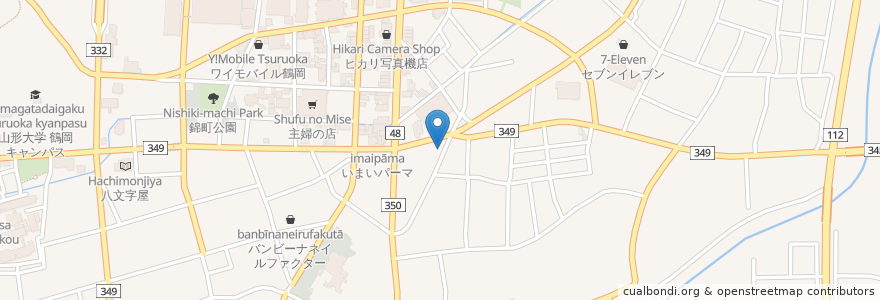 Mapa de ubicacion de さとみ en Japonya, 山形県, 鶴岡市.