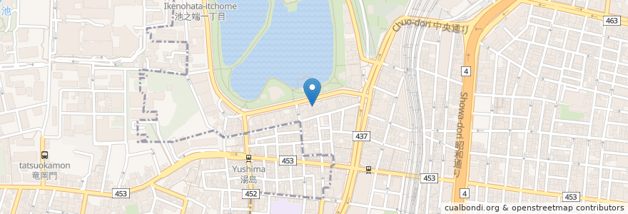 Mapa de ubicacion de リバティハウス en 일본, 도쿄도, 다이토구.