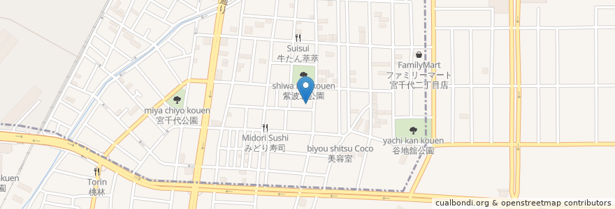 Mapa de ubicacion de 星槎国際高等学校 仙台学習センター en Japan, 宮城県, 仙台市, 若林区.