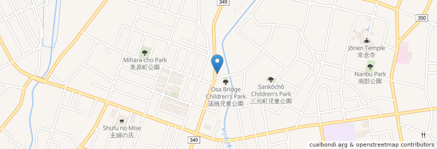 Mapa de ubicacion de すし一代 美原店 en اليابان, 山形県, 鶴岡市.