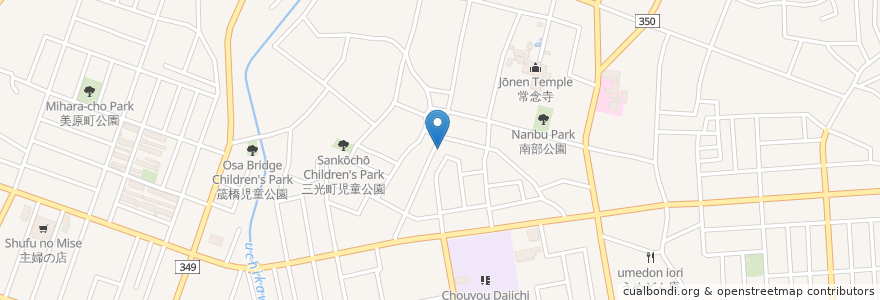 Mapa de ubicacion de 味よしの天ぷら en Япония, Ямагата, 鶴岡市.