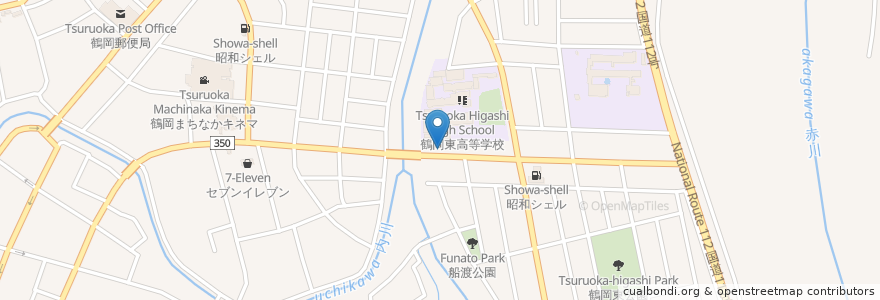 Mapa de ubicacion de 大沼歯科医院 en Japonya, 山形県, 鶴岡市.