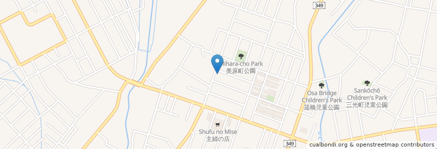Mapa de ubicacion de はまゆり en Jepun, 山形県, 鶴岡市.