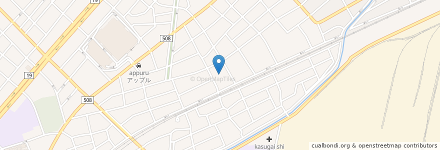Mapa de ubicacion de 桂林寺 en Japonya, 愛知県, 春日井市.