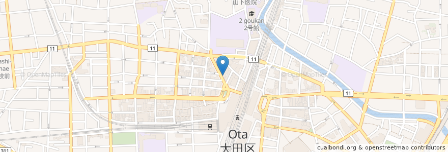 Mapa de ubicacion de ジョナサン en اليابان, 東京都, 大田区.