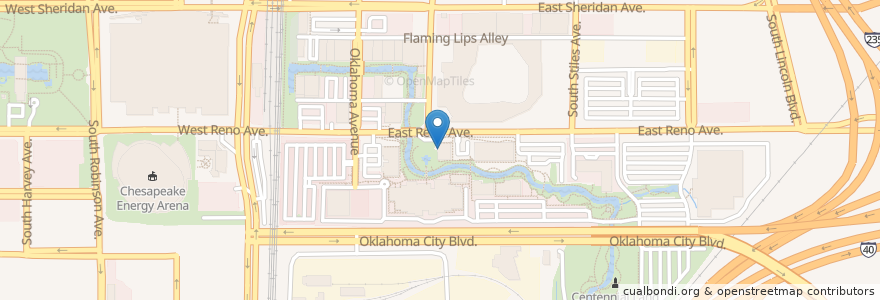 Mapa de ubicacion de Fuzzy's Tacos en Amerika Syarikat, Oklahoma, Oklahoma City, Oklahoma County.