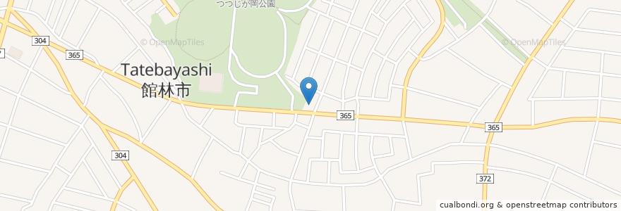 Mapa de ubicacion de ほっかほっか亭館林つつじ町店 en Japón, Prefectura De Gunma, 館林市.