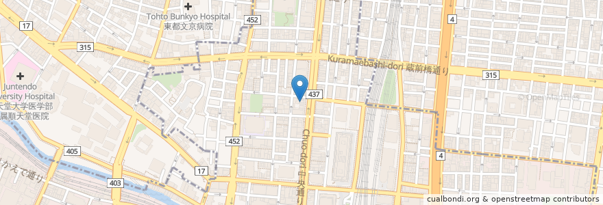 Mapa de ubicacion de 男装Cafe & Bar QUEEN DOLCE en Japonya, 東京都.