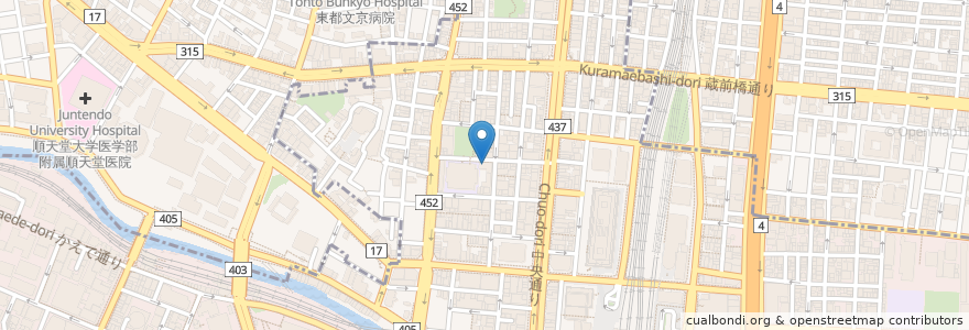 Mapa de ubicacion de 神田寺幼稚園 en 日本, 東京都, 千代田区.