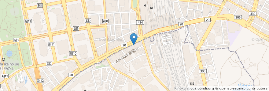 Mapa de ubicacion de やすべえ en 日本, 東京都, 新宿区.