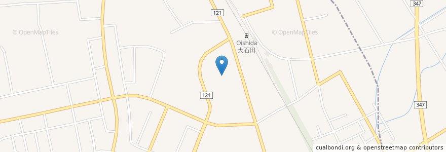 Mapa de ubicacion de 神林内科小児科医院 en 日本, 山形県, 北村山郡, 大石田町.