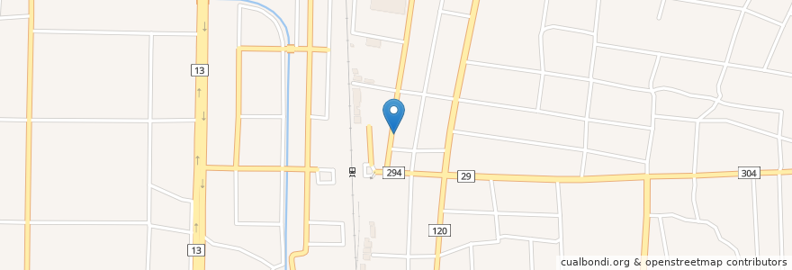 Mapa de ubicacion de バラ亭 en 日本, 山形県, 村山市.
