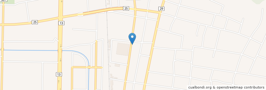 Mapa de ubicacion de 甲志うや 五日町店 en Japonya, 山形県, 村山市.