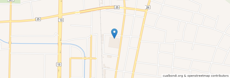 Mapa de ubicacion de 村山市図書館 en Japan, Präfektur Yamagata, 村山市.