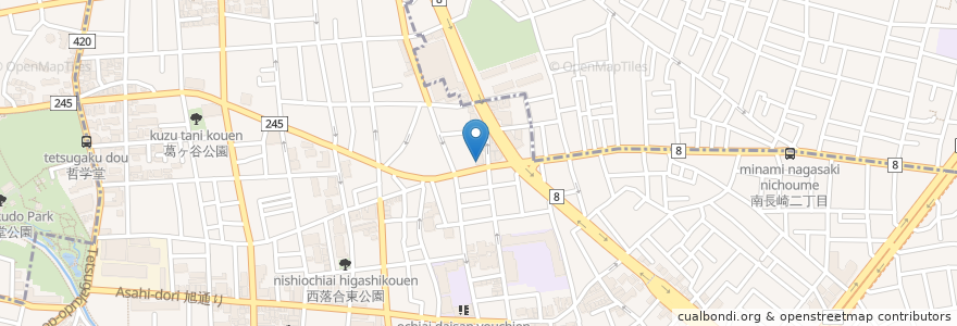 Mapa de ubicacion de MODOON DENTAL en 日本, 东京都/東京都, 新宿区/新宿區.
