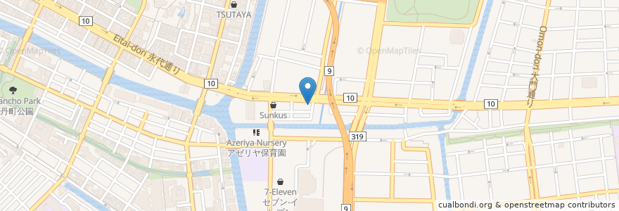 Mapa de ubicacion de ふくの鳥 en 日本, 東京都, 江東区.