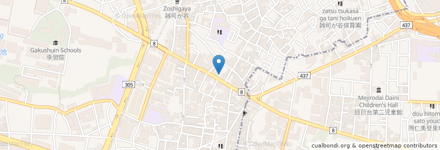 Mapa de ubicacion de 華天園 en Japon, Tokyo, 豊島区.