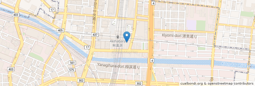 Mapa de ubicacion de Sai Thai en Japon, Tokyo, 千代田区.