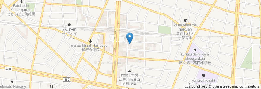 Mapa de ubicacion de 臨海セミナー en Jepun, 東京都, 江戸川区.