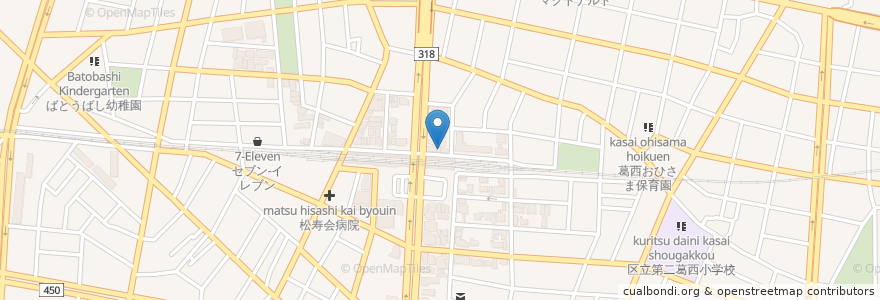 Mapa de ubicacion de ペンギン en Japão, Tóquio, 江戸川区.