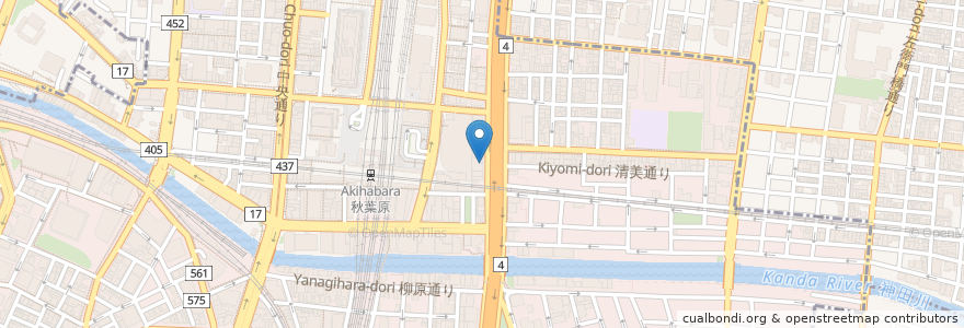 Mapa de ubicacion de スパゲッティーのパンチョ en Jepun, 東京都, 千代田区.