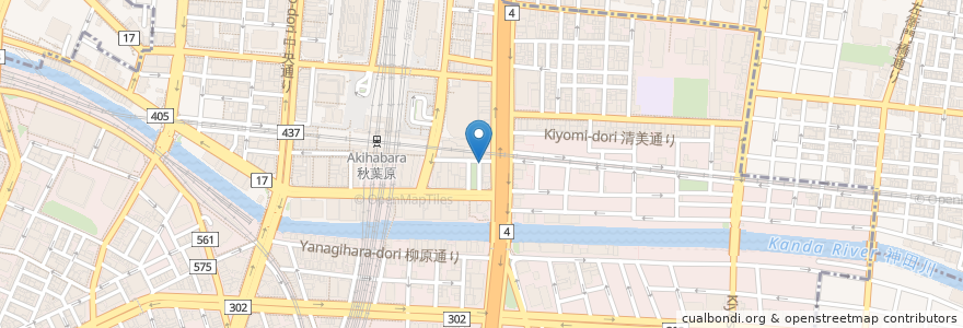 Mapa de ubicacion de 箱根そば en 日本, 東京都, 千代田区.