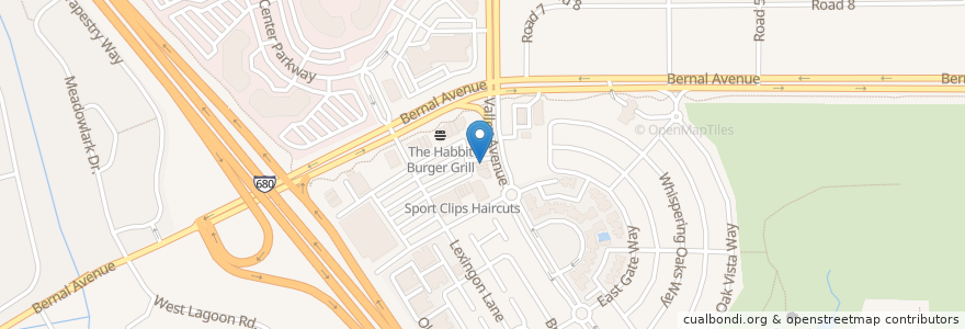 Mapa de ubicacion de Bagel Street Cafe en Stati Uniti D'America, California, Contea Di Alameda, Pleasanton.