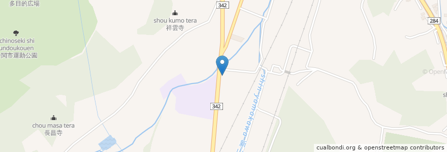 Mapa de ubicacion de Dr.Driveセルフ一関南店 en Япония, Иватэ, 一関市.