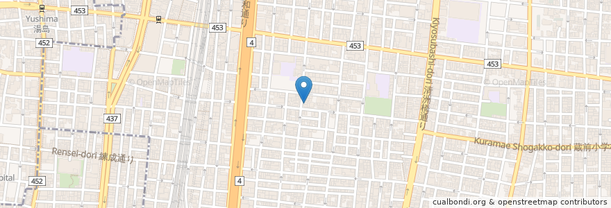 Mapa de ubicacion de やっちゃ場 en Jepun, 東京都, 台東区.
