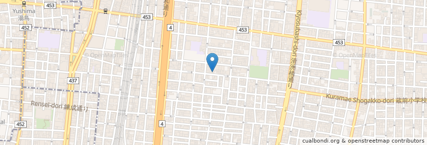 Mapa de ubicacion de うなぎ なかや en Japon, Tokyo, 台東区.