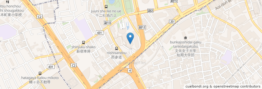 Mapa de ubicacion de New York Bar en 일본, 도쿄도, 신주쿠, 시부야구.