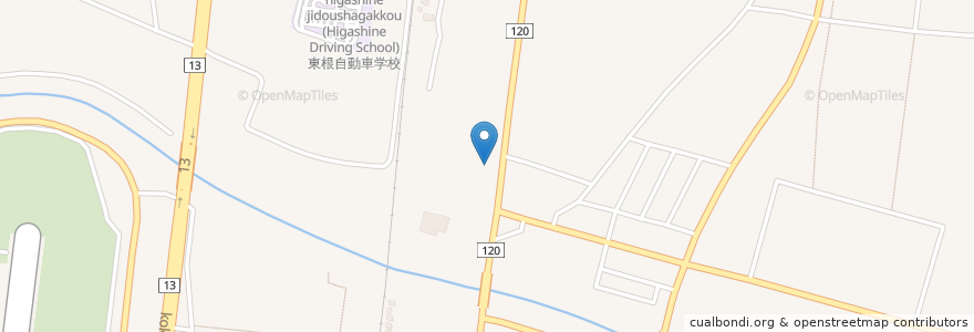 Mapa de ubicacion de 居酒屋いっぽん氣 en Japan, Präfektur Yamagata, 東根市.