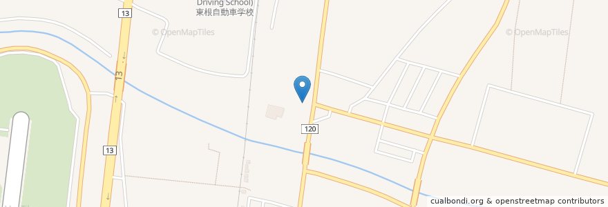 Mapa de ubicacion de 味屋どん en ژاپن, 山形県, 東根市.