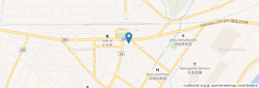 Mapa de ubicacion de コリとーる・赤穂店 en Japão, 兵庫県, 赤穂市.
