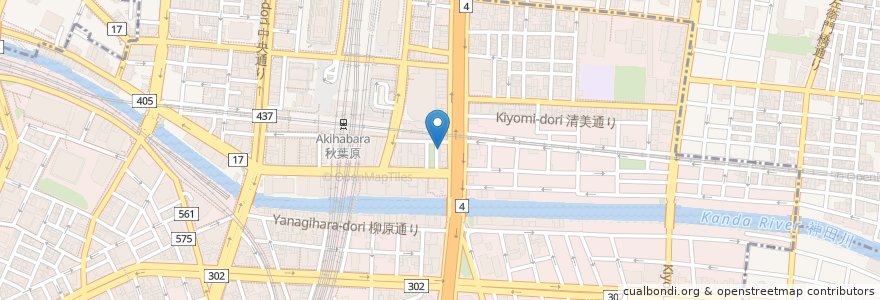 Mapa de ubicacion de 秋葉原歯科 en 日本, 东京都/東京都, 千代田區.