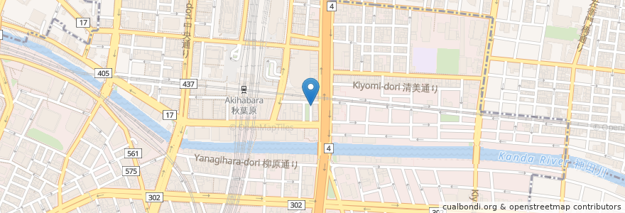 Mapa de ubicacion de カフェトマティーナ en 日本, 東京都, 千代田区.