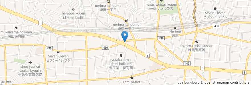 Mapa de ubicacion de HEDE KEBAB en 日本, 東京都, 練馬区.