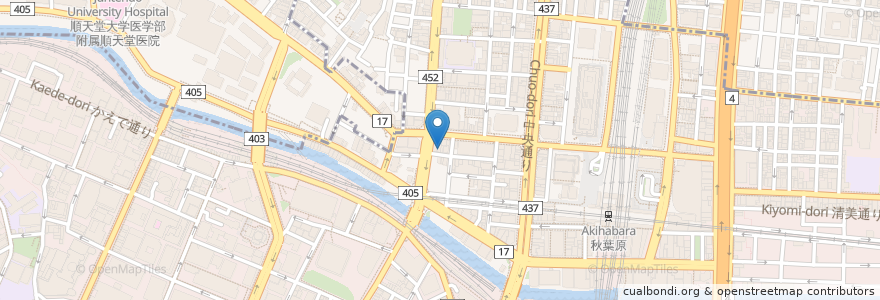 Mapa de ubicacion de ファントムラボ en 일본, 도쿄도, 치요다.