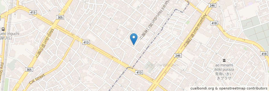 Mapa de ubicacion de Laimai en 日本, 東京都, 渋谷区.