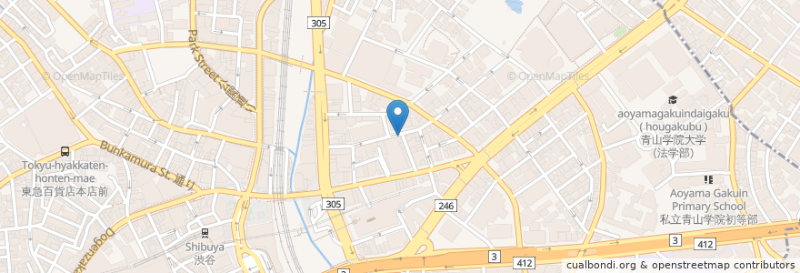 Mapa de ubicacion de Hagare en Japon, Tokyo, 渋谷区.