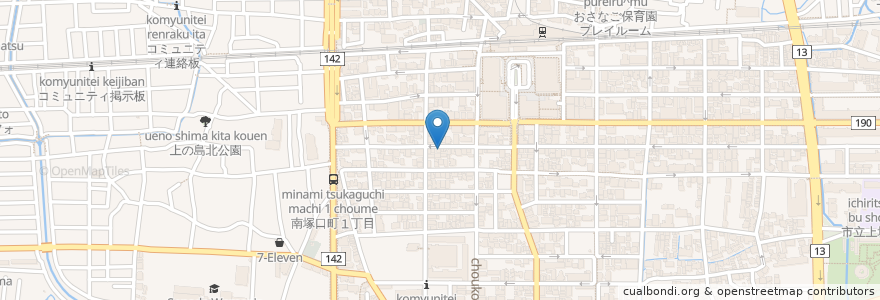 Mapa de ubicacion de ルミエール en 日本, 兵庫県, 尼崎市.