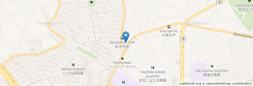 Mapa de ubicacion de セイムス en Japão, Tóquio, 町田市.
